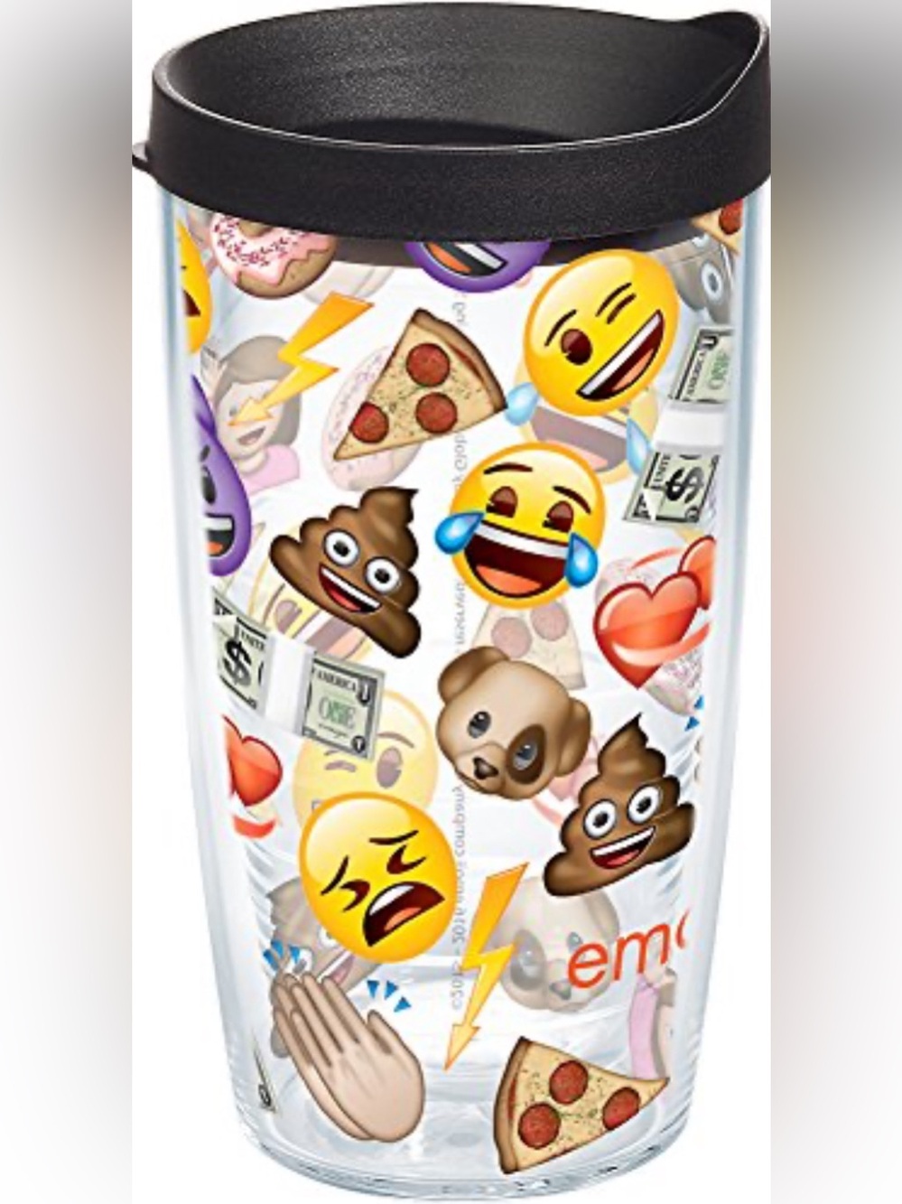 TERVIS Emoji Insulated Hot Cold Travel Tumbler w/Lid Coffee Tea 16oz